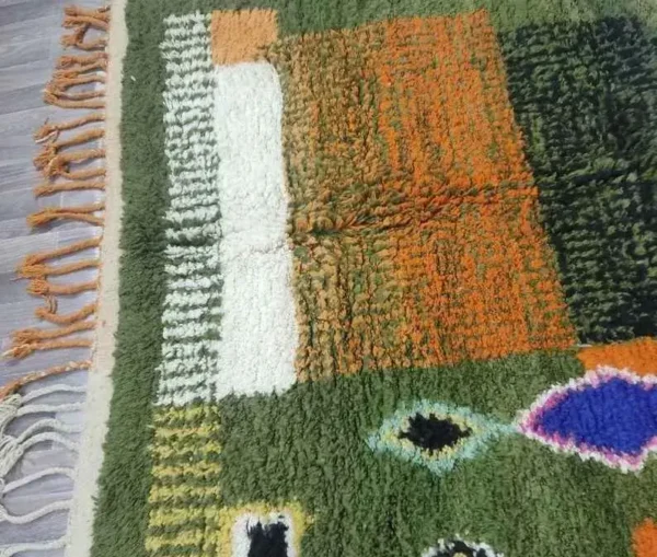 Green Moroccan Rug Shop Authentic - Image 5