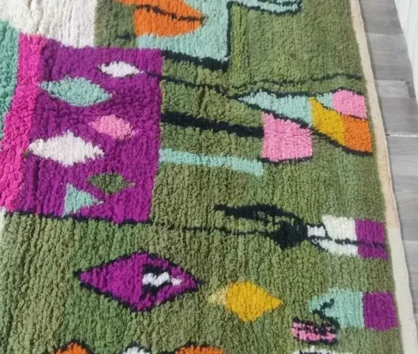 Green Moroccan Rug Shop Authentic - Image 3