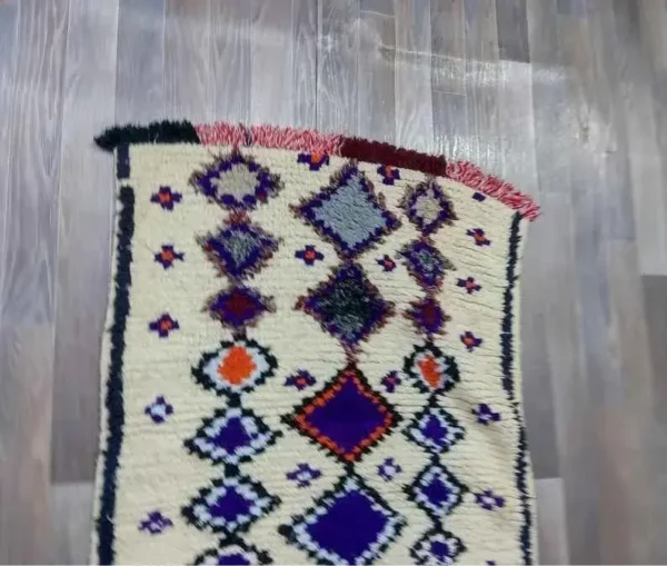 Vintage Moroccan Runner Rug - Image 4