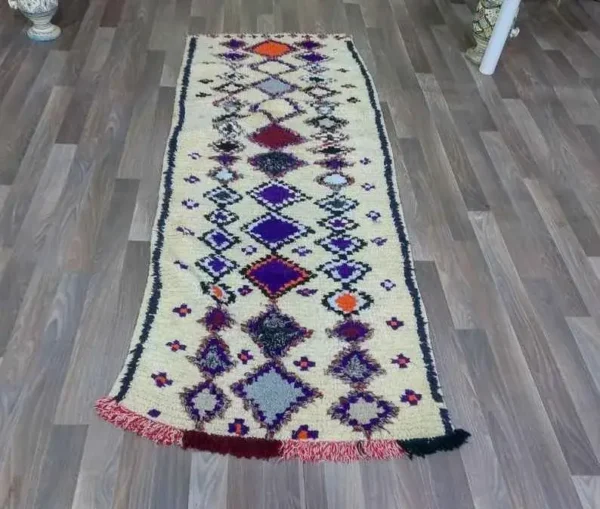 Vintage Moroccan Runner Rug - Image 3