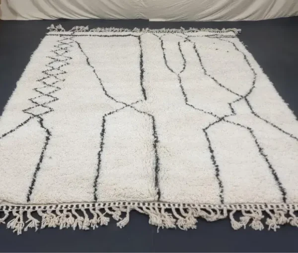 Black and White Rug