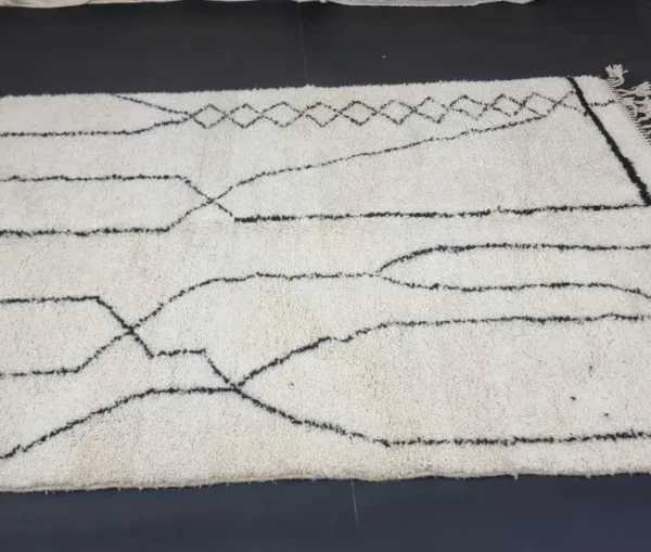 Black and White Rug